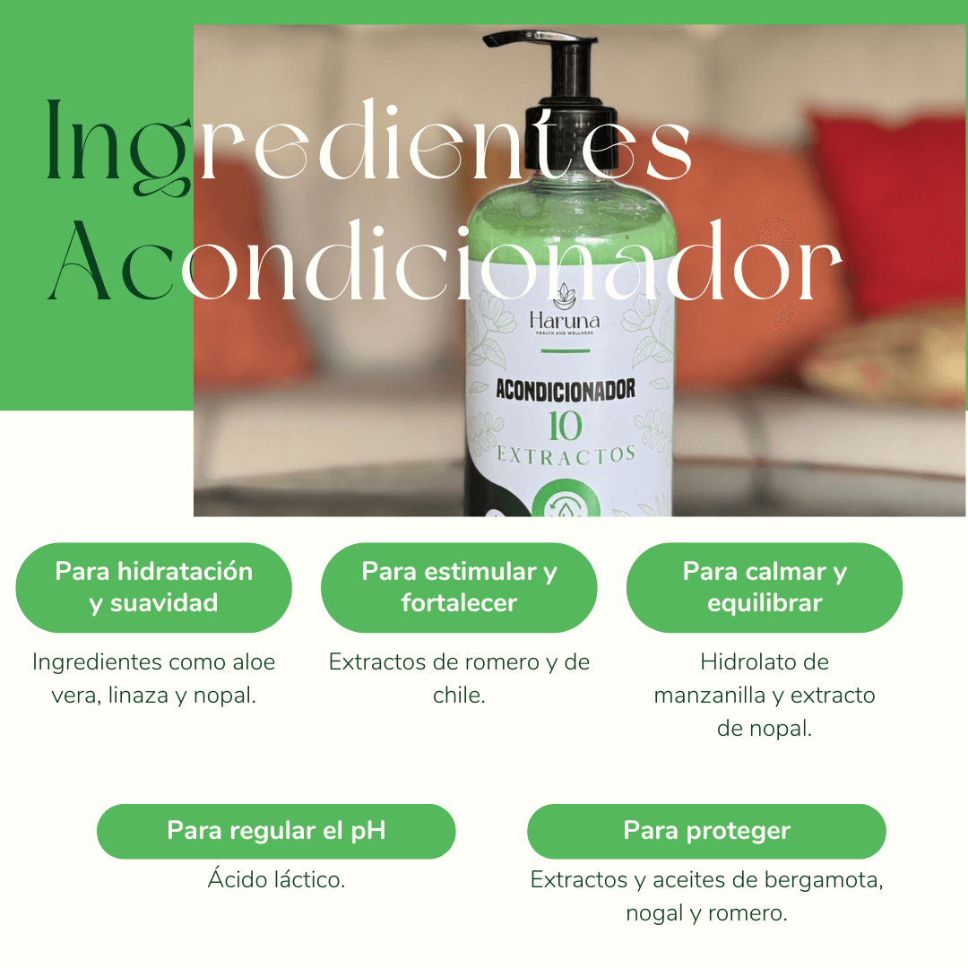 Acondicionador 10 Extractos | Hidratación Profunda