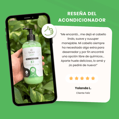 Acondicionador 10 Extractos | Hidratación Profunda