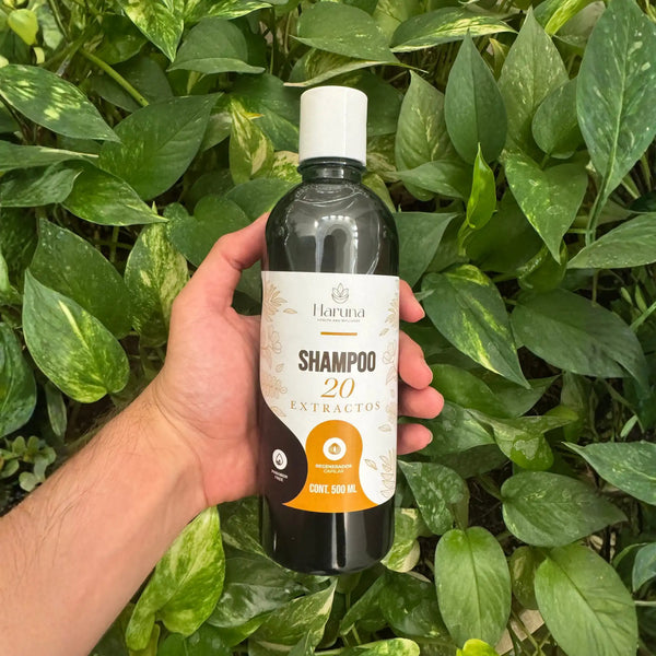 Shampoo 20 Extractos | Detiene la Caída y Activa el Crecimiento