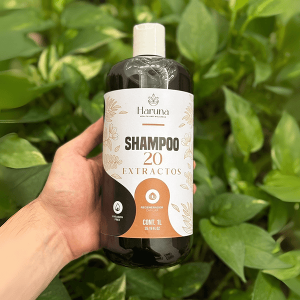 Shampoo 20 Extractos | Detiene la Caída y Activa el Crecimiento